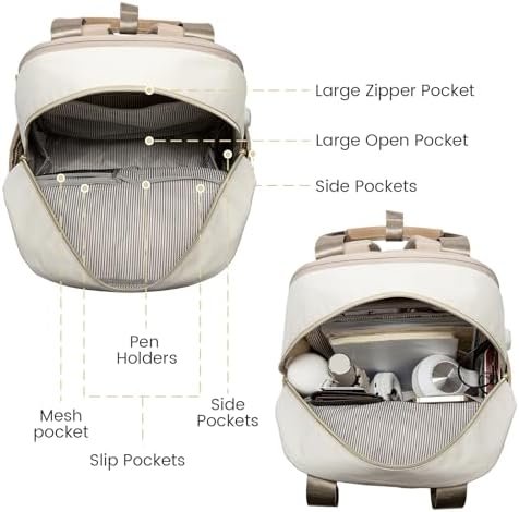 LOVEVOOK Laptop Backpack for Women, 15.6inch Laptop Bag with USB Port, Waterproof Travel Work Backpack Purse, Anti-Theft Backpacks Casual Computer Daypack Nurse Teacher Bag - Image 5