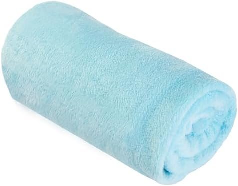 Home-Complete Travel Pillow Set - Memory Foam Pillow, Fleece Blanket, and Eye Mask - Travel Essentials for Airplanes, Trains, Cars, Buses (Blue) - Image 6