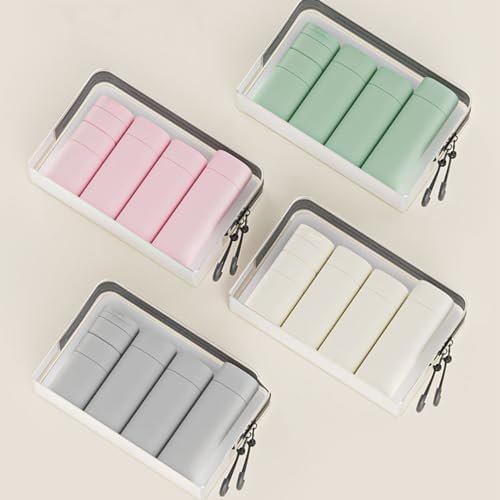 Travel Bottles Set - TSA Approved Leak Proof Squeezable Containers for Toiletries, Conditioner, Shampoo, Lotion & Body Wash Accessories (gray) - Image 7