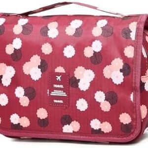 Sechunk Waterproof Travel Toiletry Bags Hanging Multi-function Cosmetic Bag Makeup Bag for Women