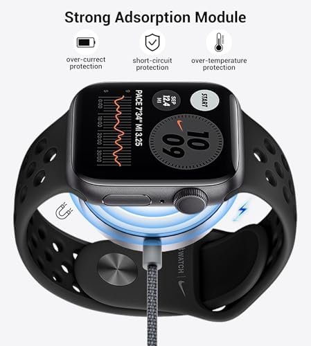 Temdan for Apple Watch Charger,3 in 2 USB C Cable for iPhone 16 Charger/Type C/Lightning Multi Charging Cable Travel Essentials PS/2 Cables Compatible with iWatch Ultra/SE/10-1&iPhone 16-12-4FT - Image 5