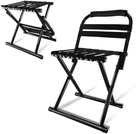 Portable Folding Camp Chair for Adults, Lightweight Compact Travel Chair Adult Folding Lightweight Camp Chair