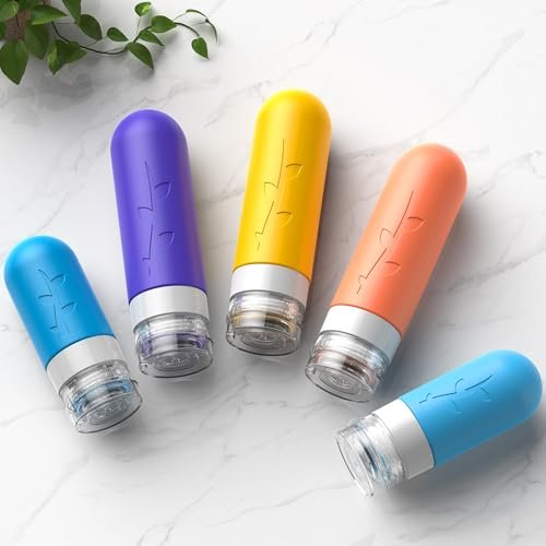 19 Pack travel Bottles for Toiletries, Silicone TSA Approved Travel Size Containers for toiletries Leak Proof Refillable Travel Essentials for Shampoo Conditioner Lotion toiletry bottles - Image 4