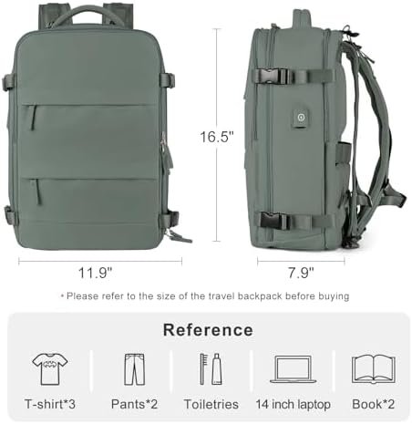 coofay Travel Backpack For Women Men Airline Approved Carry On Backpack Flight Approved Waterproof Sports Luggage Backpack Casual Daypack Small Hiking Backpack - Image 3