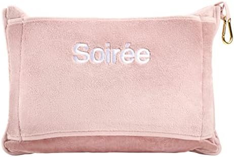 Soiree' Travel Blanket Airplane Pillow and Blanket Set 2 in 1 Airplane Blanket with Soft Bag Pillowcase, Travel Gifts for Women and Men (use it as a Pillow or a Blanket) - Image 4