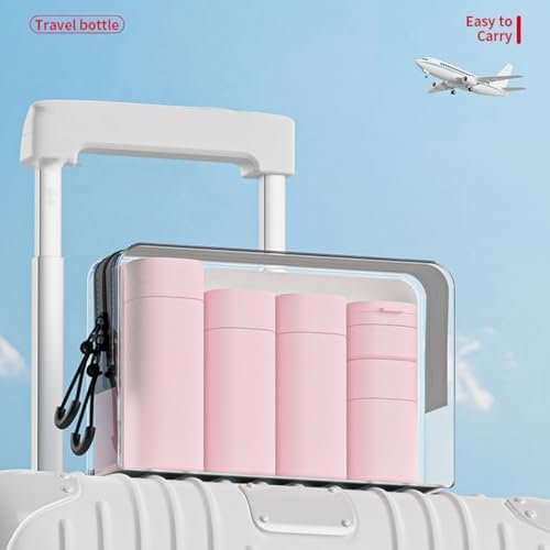 Travel Bottles Set - TSA Approved Leak Proof Squeezable Containers for Toiletries, Conditioner, Shampoo, Lotion & Body Wash Accessories (gray) - Image 4