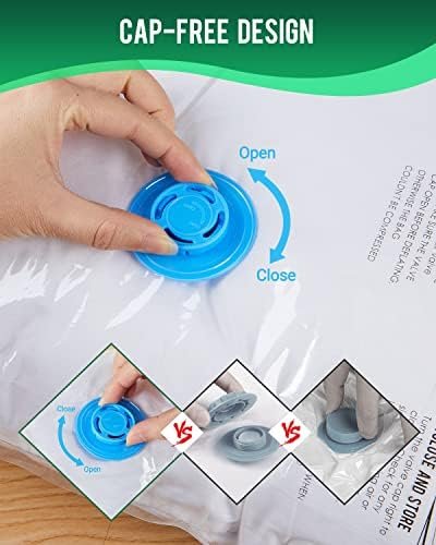 Vacuum Storage Bags with Electric Pump, 28 Pack (5 Jumbo, 5 Large, 6 Medium, 6 Small, 6 Roll Up Bags) Space Saver Bag, Vacuum Sealer Bags for Clothes, Blanket, Duvets, Pillows, Comforters, Travel - Image 4