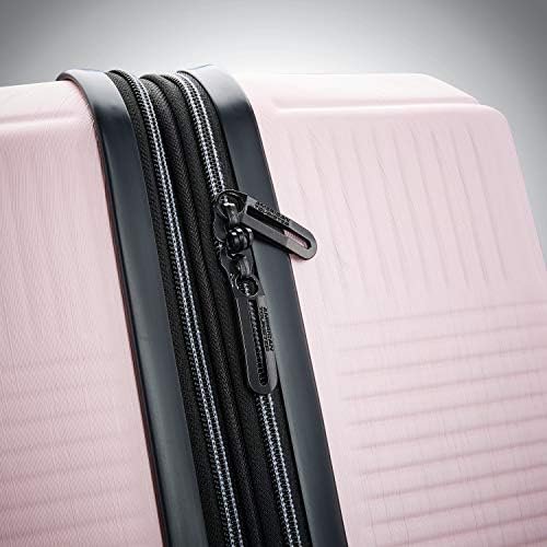 American Tourister Stratum XLT Expandable Hardside Luggage with Spinner Wheels, Pink Blush, Carry-On 21-Inch - Image 3