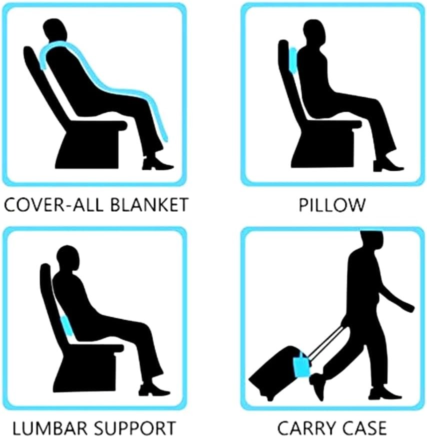 3 In 1 Travel Pillow and Blanket Set with Bag Cute Funny Plush Pillow Blanket Combo with Carrying Handle for Car & plane,Hand Warmer,Pink Throw Pillows for Bed,Sofa,Home Decor,Birthday Gifts for Kids - Image 7