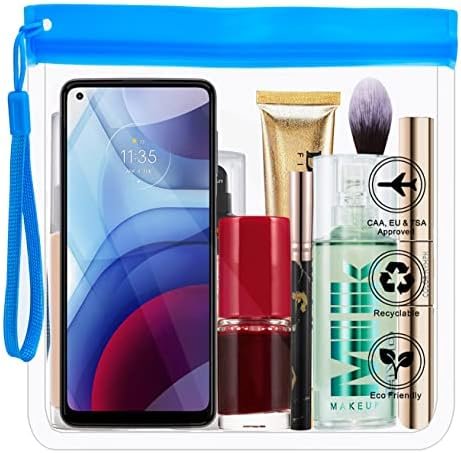 4Pcs Reusable TSA Approved Security Clear Toiletry Bag-Quart Size for EU UK & US Carry-on Regulations Security Travel Bags for Liquids, Waterproof & Leakproof Travel Accessories - Image 7