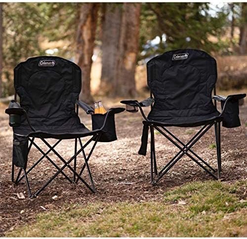 Coleman Portable Camping Chair with 4-Can Cooler - Perfect for Camping, Tailgates, Beach, Sports and More - Image 2