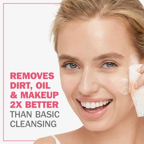 Olay Daily Facials, Daily Clean Makeup Removing Facial Cleansing Wipes, 5-in-1 Water Activated Cloths, Exfoliates, Tones and Hydrates Skin, 66 count - Image 2