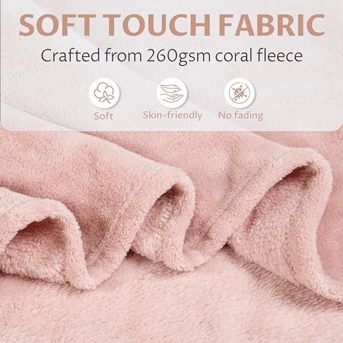 Tirrinia Travel Blanket Pillow Airplane Flight Essentials Car Pillow Traveling Accessories Gift in Portable Compact Pack for Camping Office Home 65×40 - Image 4