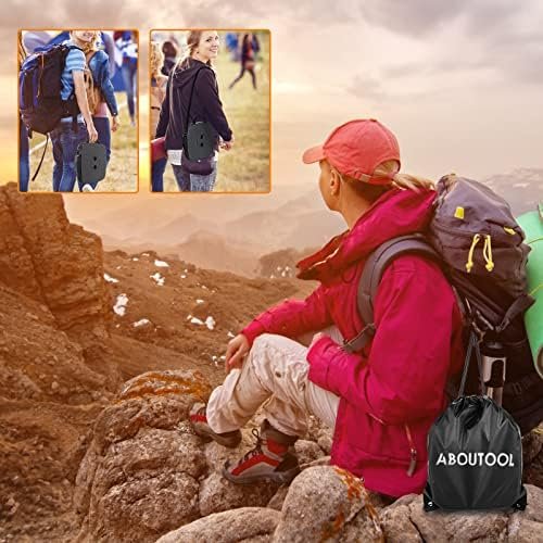 Folding Camping Stool, Square Collapsible Portable Stool,Collapsible Stool with Elastic Seat Cushion& Adjustable Nylon Bag, Sturdy Lightweight Telescoping Foldable Stool,Max Load 485lb - Image 7