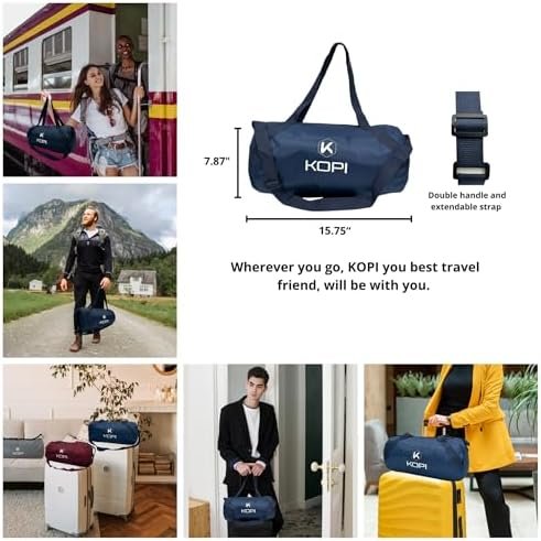 KOPI- Travel Blanket and Pillow. The Most Complete and Premium Travel Set with Pillow Memory Foam, Sleep mask, and More, Including a complimentary Soft Blanket, Best Gifts for Women and Men. - Image 3