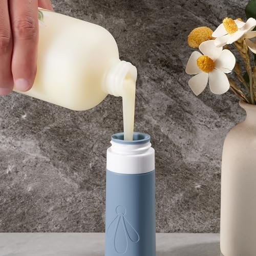 INSFIT Silicone Travel Bottles Set, 17 Pack Travel Size Toiletries, Leakproof Travel Bottles for Toiletries, Travel Accessories for Women, Airplane Travel Essentials, Travel Containers for Toiletries - Image 4