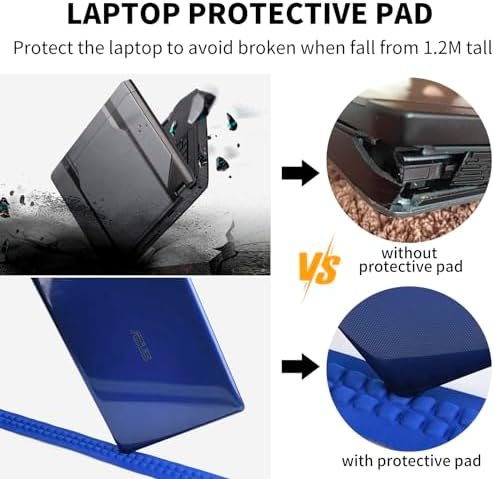 DUSLANG 17 Inch Laptop Backpack for Travel Water Resistant College Backpack for Men/Women Laptop Bag with USB Charging Port,Black - Image 4