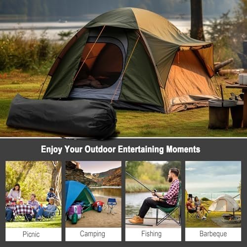 Large Camping Chair Replacement Bag for Coleman Camp Chairs, Folding Camp Chair Carrying Bag, Portable Outdoor Beach Camping Travel Chair Bag 37.2 inches, Black - Image 7