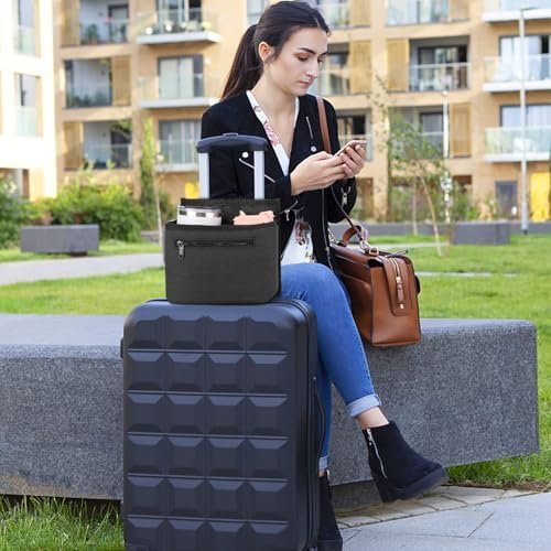 Luggage Travel Cup Holder Attachment for Suitcase Drink Carrier Caddy, Coffee Mug and Tumblers, Traveler Carry on Hands Free Accessory- Gifts for Flight Attendants Travelers Accessories - Image 7