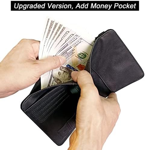 Passport Holder Cover Wallet Travel Essentials Leather Rfid Blocking Case Vacation Luggage Must Haves Travel Accessories for Men Women (116#Black) - Image 4