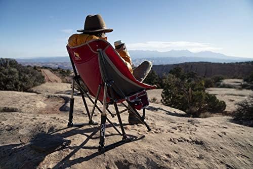 GCI Outdoor Pod Rocker Collapsible Rocking Chair & Outdoor Camping Chair, Indigo Blue - Image 6