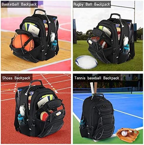 VECKUSON 18.4 Laptop Backpack for unisex, 60L Extra Large Gaming Laptops Back Bag with USB Charger Port,TSA Friendly Flight Approved and RFID Anti-Theft Pocket Heavy-duty Pack,21.3*15.7*11.8inch Grey - Image 6
