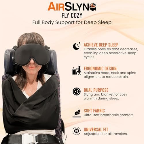 Multifunctional Travel Accessory, Neck Support Pillow, Eye Mask, Blanket-Like Sling - Image 6