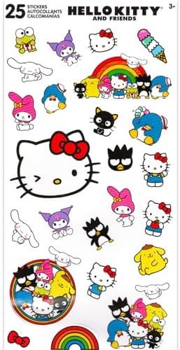 Hello Kitty Neck Pillow and Blanket Set - Bundle with Hello Kitty Fleece Blanket, Travel Neck Pillow, Stickers, Create a Face Activity Book, and More - Image 4