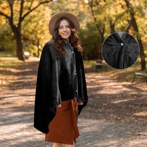 Portable Travel Blanket and Pillow - Premium Soft 2 in 1 Airplane Blanket with Compact Pack Soft Bag Pillowcase, Hand Luggage Sleeve and Backpack Clip (Gray) - Image 4