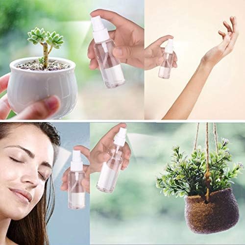 Spray Bottle, 1oz/30ml Small Plastic Fine Mist Spray Bottles, Mini Empty Travel Bottles with Funnels and Labels 6 Pack - Image 8