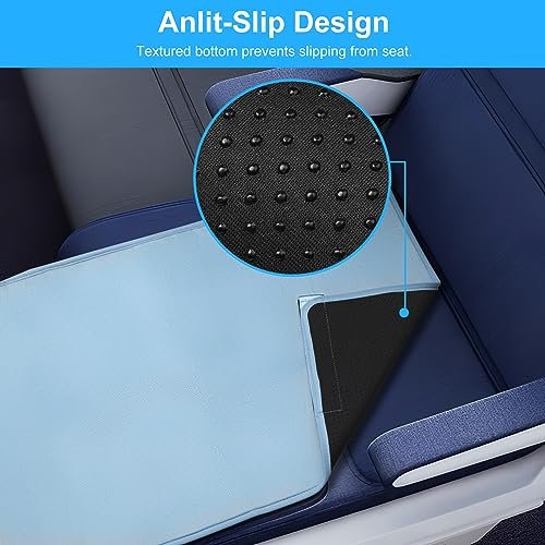 Toddler Airplane Bed, Kids Airplane Seat Extender Travel Bed, Kids Airplane Travel Essentials, Airplane Must Have for Toddlers, Portable Plane Bed Foot Rest for Flights - Image 5