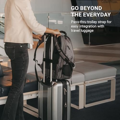 SwissGear 1900 Scansmart TSA 17 Laptop Backpack, Black/Black, 19-Inch - Image 4