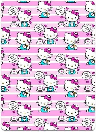 Hello Kitty Neck Pillow and Blanket Set - Bundle with Hello Kitty Fleece Blanket, Travel Neck Pillow, Stickers, Create a Face Activity Book, and More - Image 3