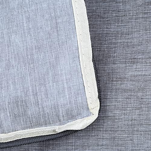 YACQ 2 Pack Large Moisture-Proof Storage Moving Travel Bag for Comforter Pillow Blanket Quilt Bedding Clothes/Water-Resistant Linen Fabric/Storage Container for Closet Under-Bed - Image 5