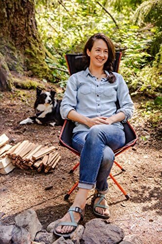Cascade Mountain Tech Outdoor High Back Lightweight Camp Chair with Headrest and Carry Case - Black - Image 2