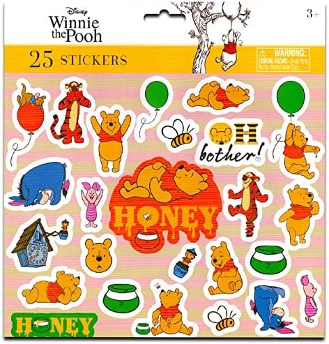 Disney Winnie The Pooh Travel Set for Kids- Bundle with Winnie The Pooh Blanket and Neck Pillow Plus Sticker Activity Book, More Winnie The Pooh Travel Accessories Set - Image 3