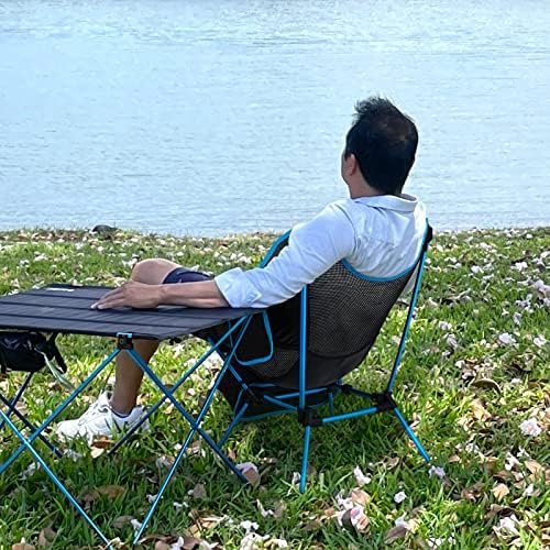 G4Free Folding Camping Chairs, Ultralight Compact Backpacking Folding Chairs Lawn Chairs Heavy Duty 330lbs with Side Pockets Packable for Outdoor Camp Travel Beach Picnic Gardening Travel Hiking - Image 2